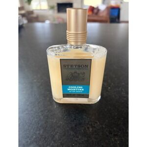 STETSON COOLING MOISTURE AFTER SHAVE SPLASH 3.4 FL OZ 100 ML screw top 95% full